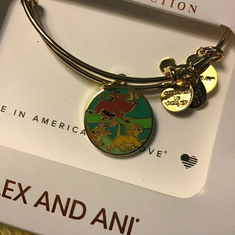 Disney Alex and Ani  Lion King Hakuna Matata Bangl